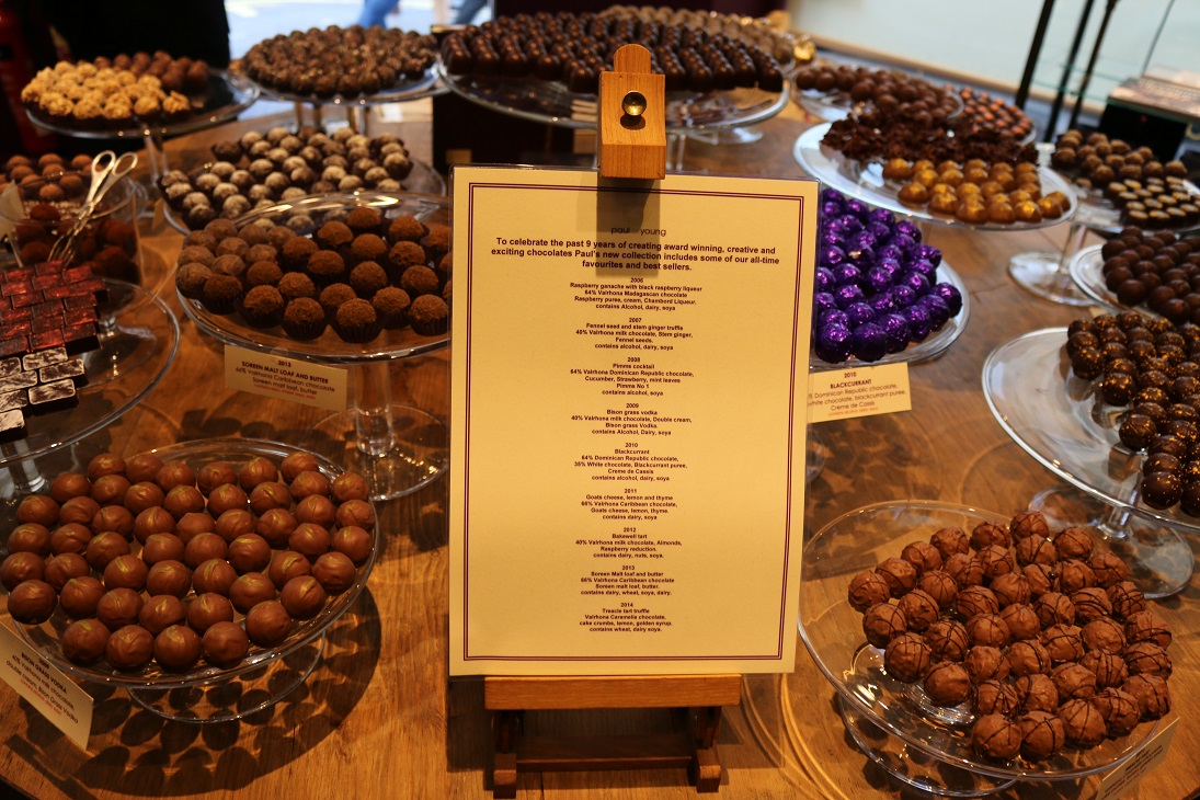 Paul A Young Chocolate, London Concierge Angel