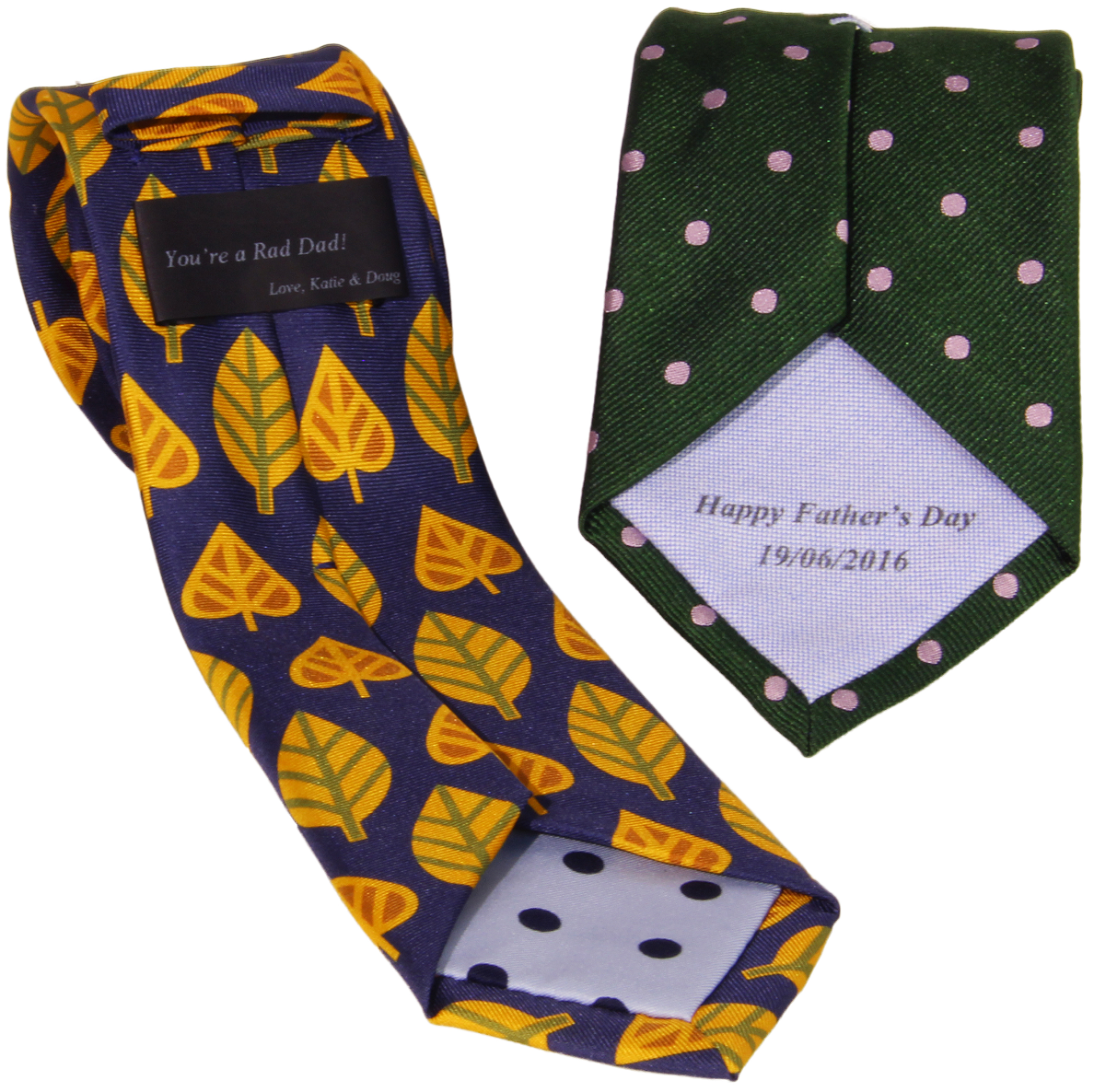 personalized ties for dad
