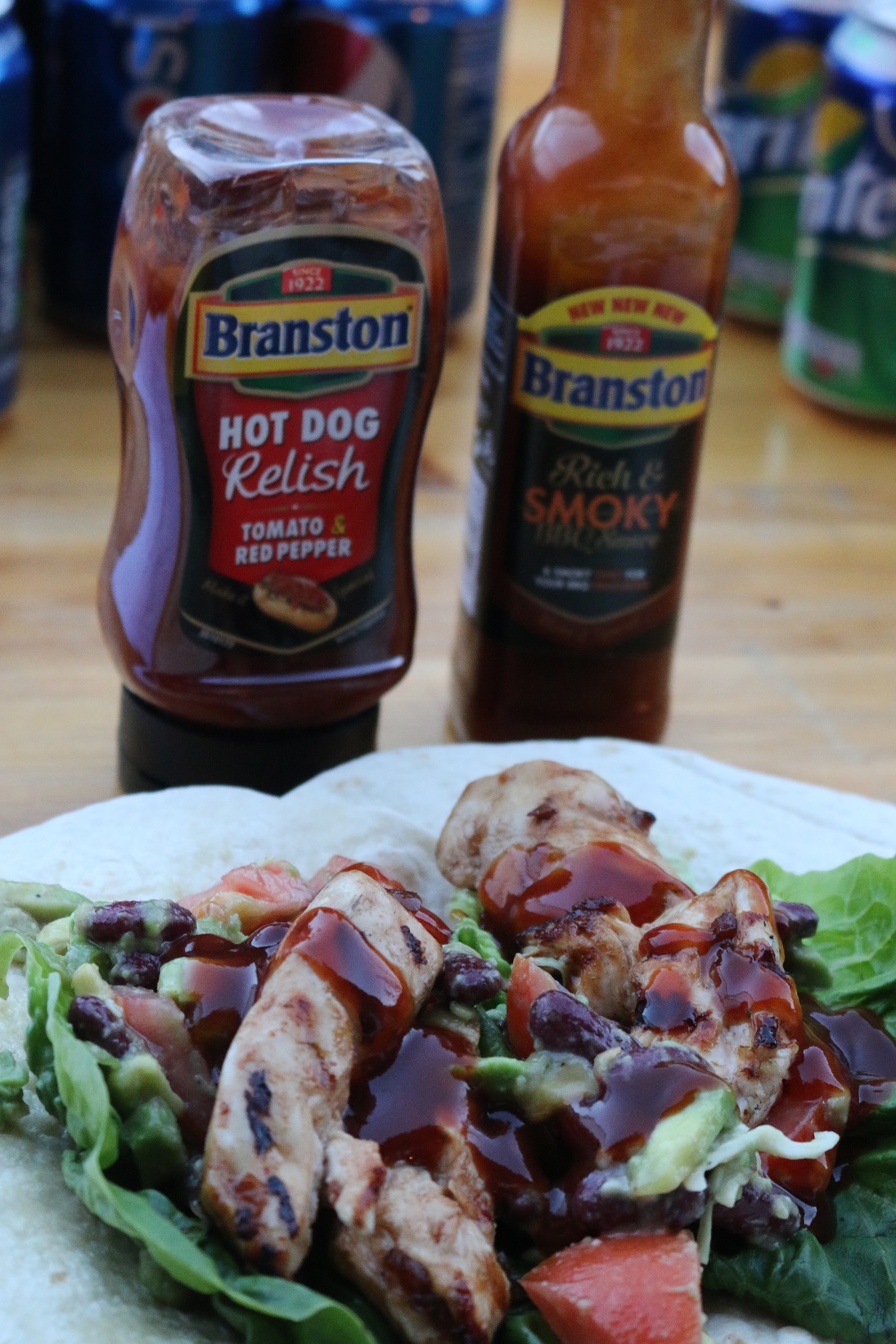 Branston Sauce chicken mexican taco