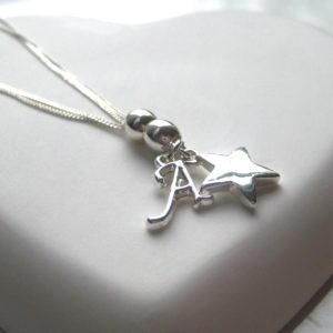 Personalised Charm Initial Necklace - £19.99